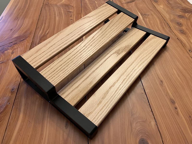 Stickman Pedal Boards Quadboard 18" Black/Oak 2021 Black / Oak image 1