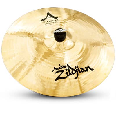 Zildjian A20826 16" A Custom Medium Crash Cast Bronze Drumset Cymbal with Cut Balance image 1