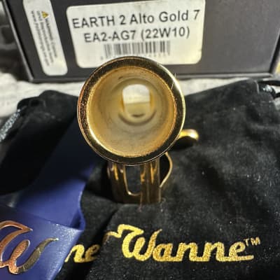 Theo Wanne Earth alto saxophone mouthpiece AG7 2020 - Gold plated image 4