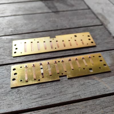 Hohner Rocket/Rocket Amp Reed Plates, Key Of D, Made in Germany, New Stock image 2