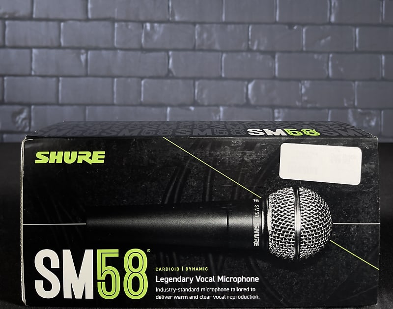 Shure SM58 Handheld Dynamic Microphone 2023 - Black | Reverb