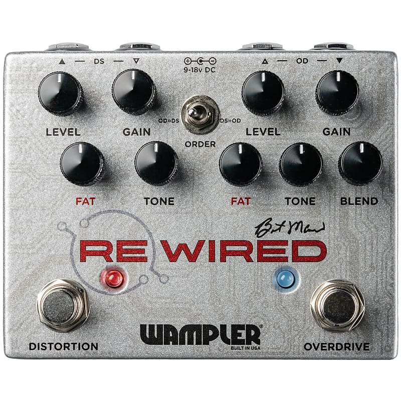 Wampler ReWired Brent Mason Signature Overdrive / Distortion