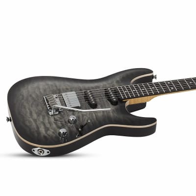 Schecter California Classic Series Electric Guitar w/ Case - Charcoal Burst image 24