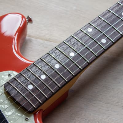 🇯🇵 Fender Mustang Reissue Competition MIJ Japan Fiesta Red 2007-2010 MG-73 CO FRD image 14