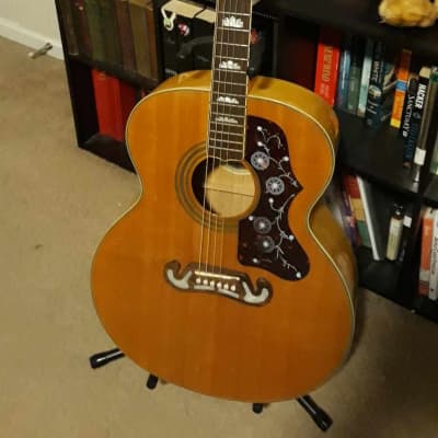 購入 希少！！生産終了モデル epiphone EJ-200 NA