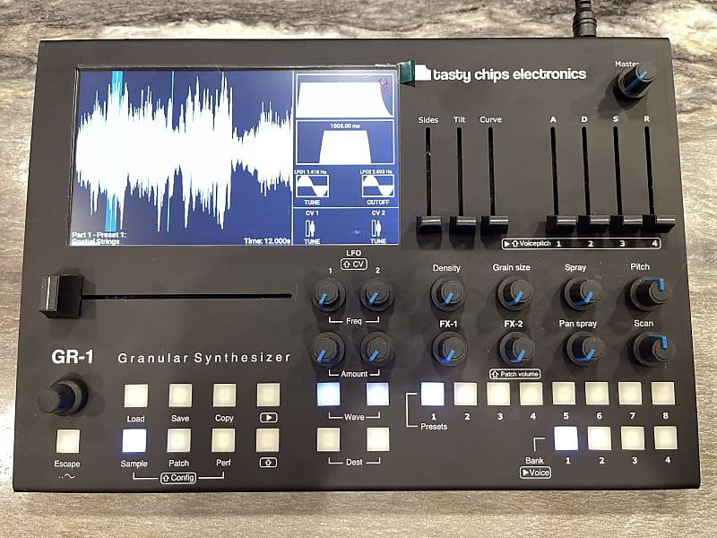 Tasty Chips｜GR-1 Hardware Granular Black GR-1 Granular synthesizer (Black Edition) – Tasty Chips