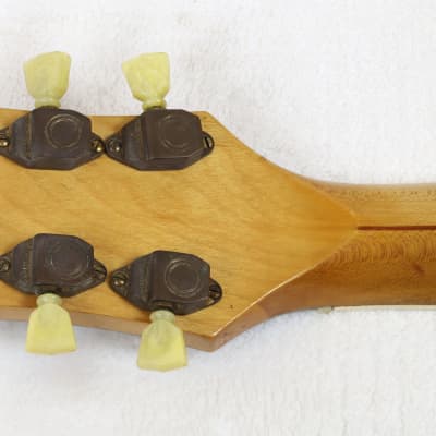 Vintage 1943 GRETSCH Synchromatic 160 Acoustic Archtop w/Cat's Eye F-Holes, Natural Finish image 11