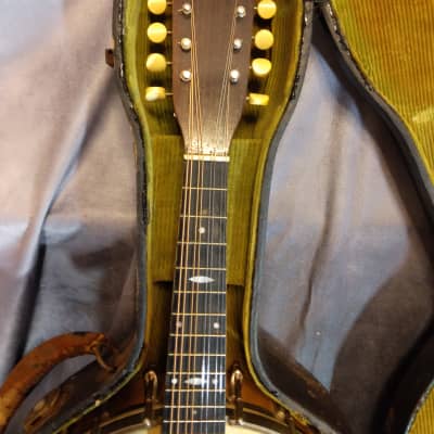 Unbranded Mandolin-Banjo 8 String "Banjolin" 1940s? - Natural image 5