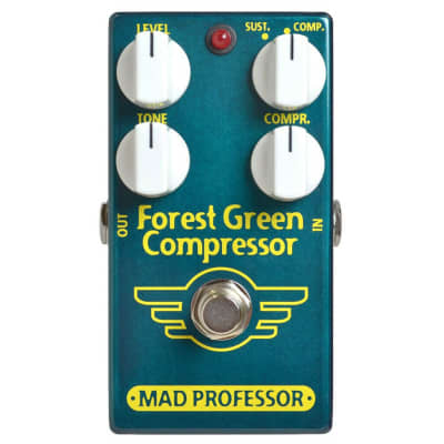 MAD PROFESSOR Forest Green Guitar and Bass Compressor/Sustainer Pedal image 1
