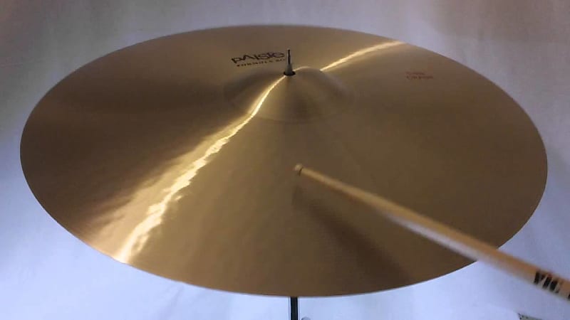 Paiste Formula 602 Thin Crash Cymbal 22" image 1