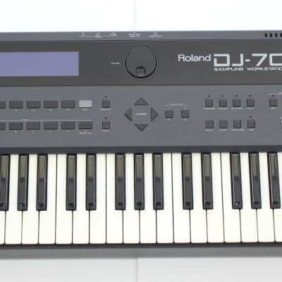 Vintage Roland DJ70 Sampling Keyboard Workstation DJ 70 w Turntable Feature