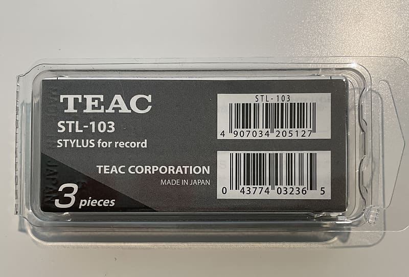 TEAC STL-103 3 Pack. Replacement Needles/Styluses for LPR500/500/MCD800/LPP1000  			