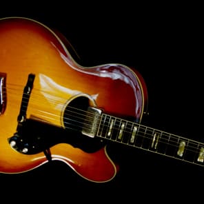 Hagstrom JIMMY D'AQUISTO  1978 Amber Sunburst. EXTREMELY RARE. D'Angelico Trained Builder. BEAUTIFUL image 11
