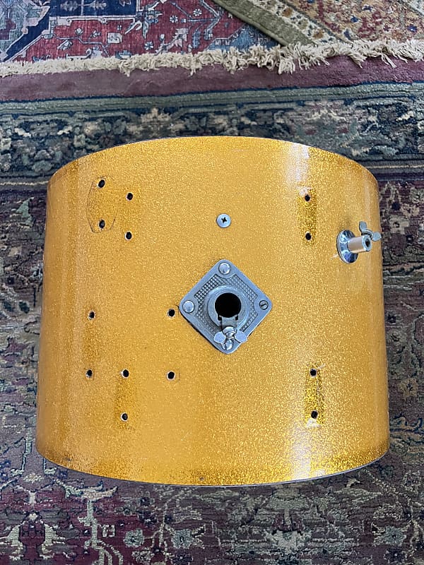 Ludwig 60’s Gold sparkle 20” Bass Drum Shell image 1
