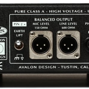 Avalon U5 Class A Active Instrument DI and Preamp image 5