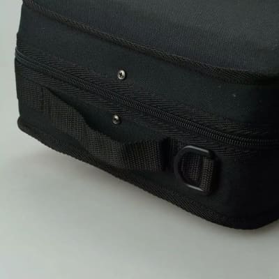 New High Quality Black Nylon Square Enhanced 4/4 Acoustic Square Violin Case image 3