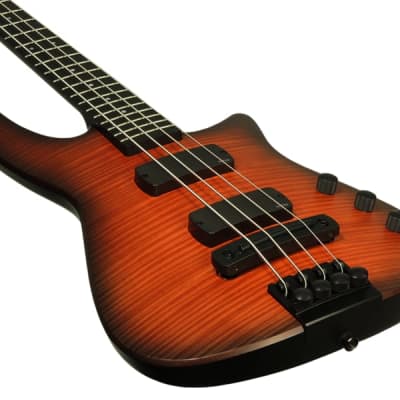 NS Design NXT4a Radius Bass Guitar - Sunburst image 1