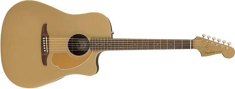 Fender Redondo Player Model Electric Acoustic Guitar in a Bronze Satin Finish image 1