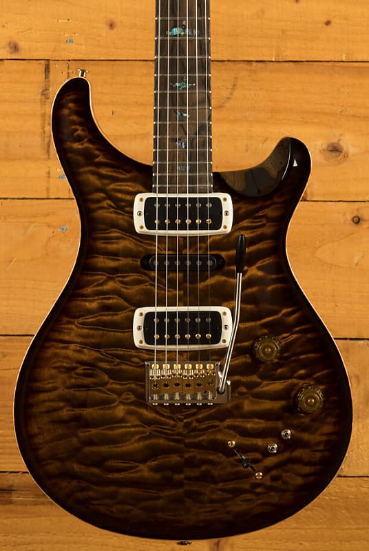 PRS Wood Library Modern Eagle V | Black Goldburst - Roasted | Reverb