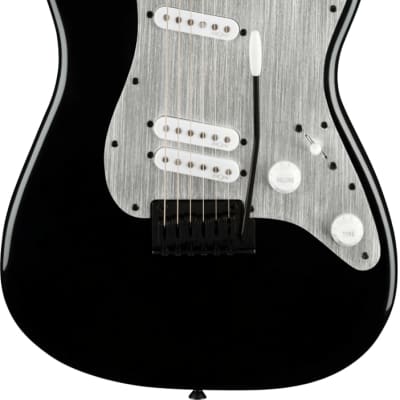 Squier Contemporary Stratocaster Special Roasted Maple Silver Anodized Pickguard Black image 1