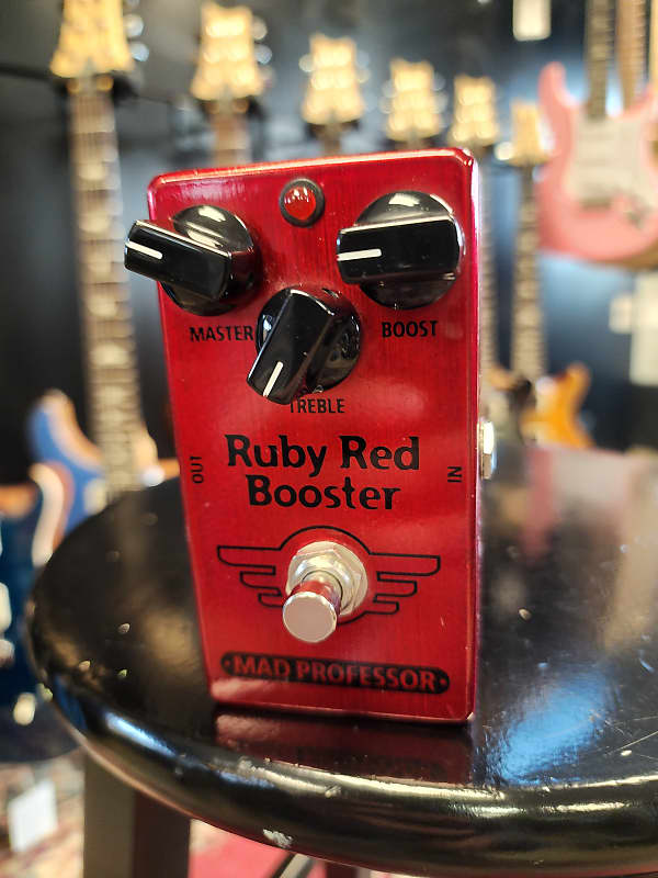 USED Mad Professor Ruby Red Booster Pedal Reverb