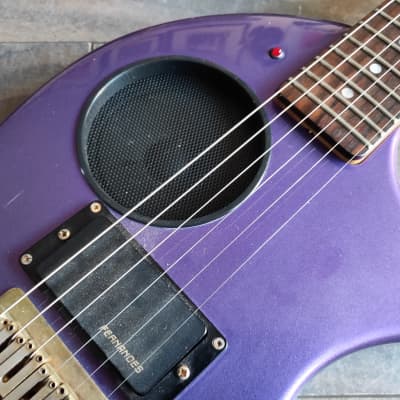 Fernandes Nomad Travel Guitar w/Built In Amplifier MIJ (Purple) image 3