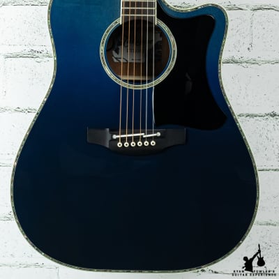 2021 Takamine LTD-2021 Blue Rose Limited Edition w/ OHSC | Reverb