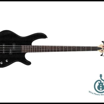 Cort Action Series PJ OPB 4 String Bass, PJ Pickup Set, Approx. 5 lbs!, Black, image 1