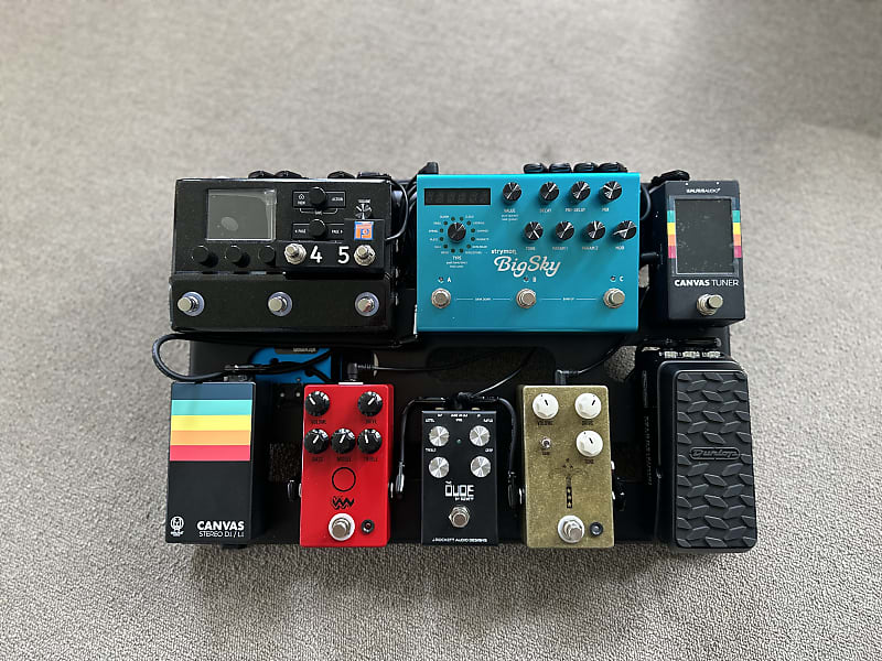 HX Stomp Board With Various Pedals | Reverb