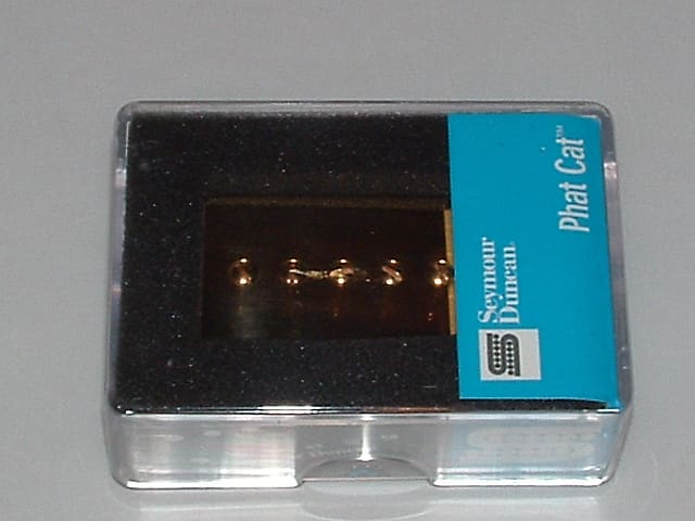 Seymour Duncan SPH90-1 Phat Cat Neck Pickup (Gold) - SPH90-1n Gold image 1