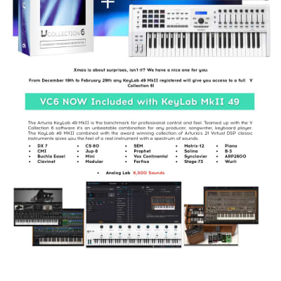 Arturia KeyLab MkII 49 MIDI USB Keyboard Performance Production Controller image 2