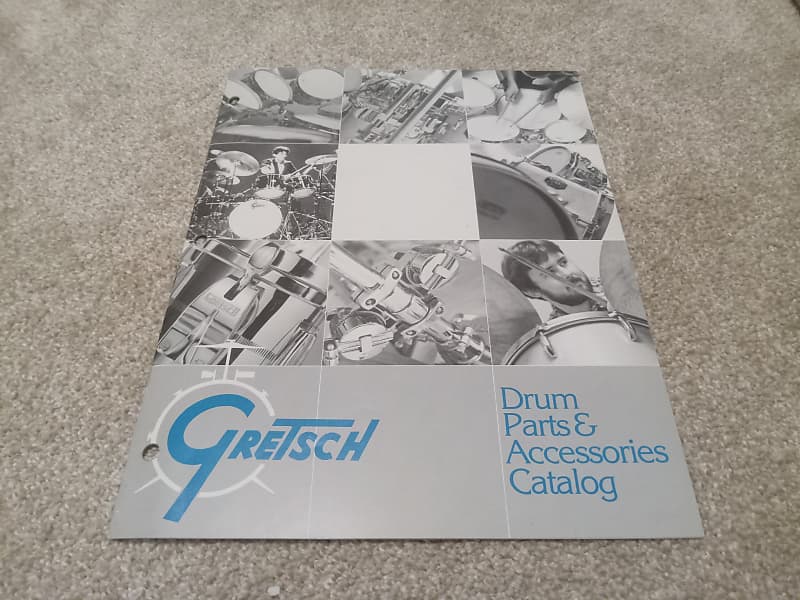 Vintage 1970's Gretsch Drum Parts & Accessories Catalog! Reverb