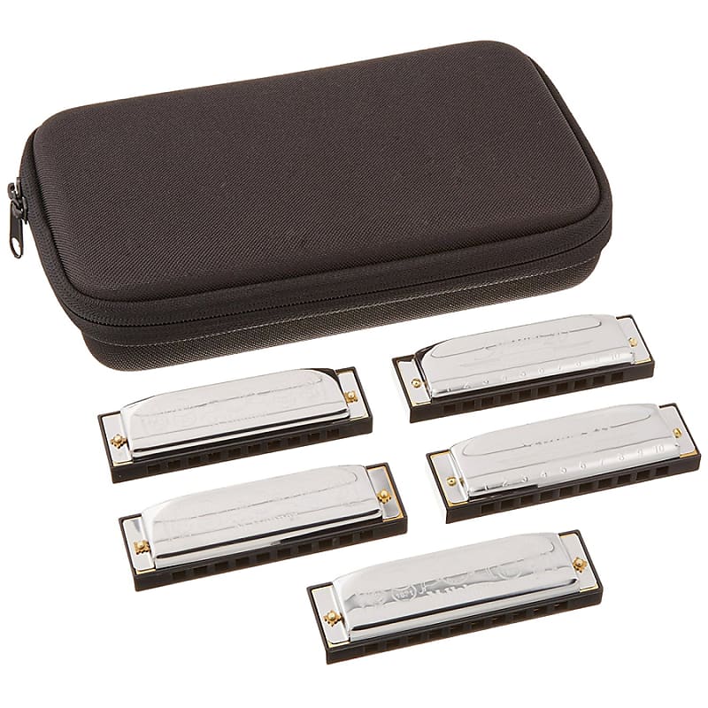 Hohner SPC Special 20 Bundle Includes 5 Pack G,A,C,D,E with Case image 1