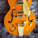 2020 Gretsch G6120T-55 Vintage Select '55 Chet Atkins Guitar in Western vintage orange finish with B