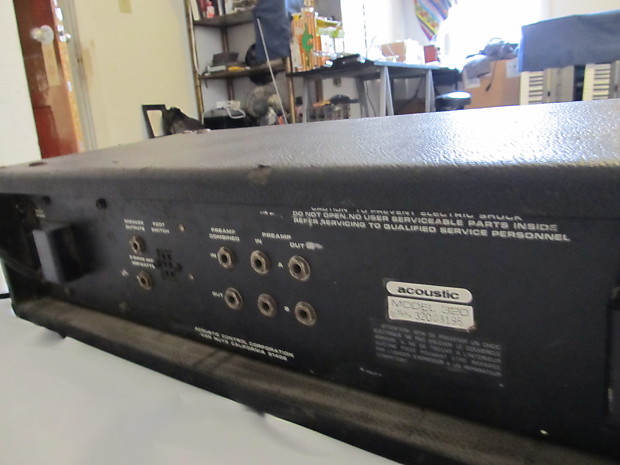 Acoustic Model 320 Bass Head Black & Blue | Reverb