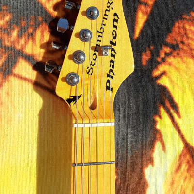 Stormbringer Custom Shop Stormbringer Phantom Strat Custom Guitar 2022 Candy Pearl Cosmic Scarlet image 2
