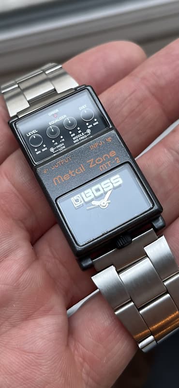 Roland Vintage Boss MT-2 Rare Promotional Wrist Watch 1999 | Reverb