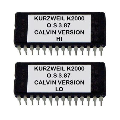 Kurzweil K2000 OS Upgrade v 3.87 Calvin version Latest O.S Eprom Rom