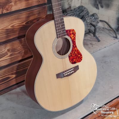 Guild F-240E Sitka/Mahogany Jumbo Natural Top Acoustic Guitar w/ Fishman Pickup #4694 image 1