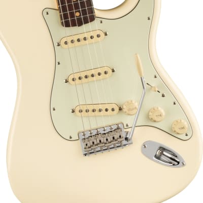 Fender American Vintage II 1961 Stratocaster Electric Guitar Rosewood Fingerboard, Olympic White image 3