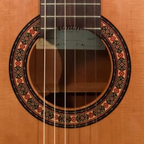 Almansa 401 Cedro Classical Guitar, Cedar/Mahogany image 5