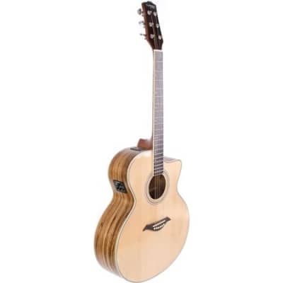 Turner 45CE Electro Acoustic Jumbo Guitar image 13