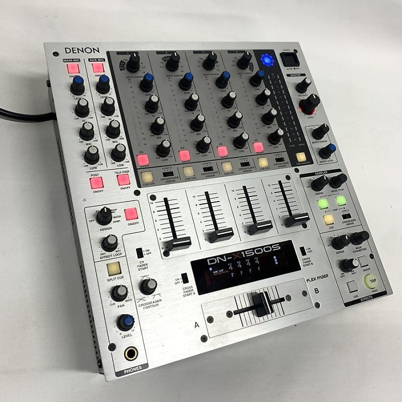 Denon DJ DNX1500 Professional DJ Mixer (Silver) #2185 - USED