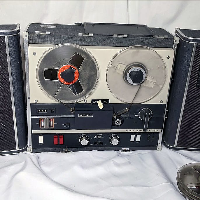 Sony Stereo Tapecorder TC-500a - Vacuum Tube Reel to Reel Tape
