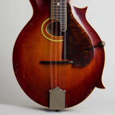 Gibson  F-4 Carved Top Mandolin (1914), ser. #24132, brown tolex hard shell case. image 3