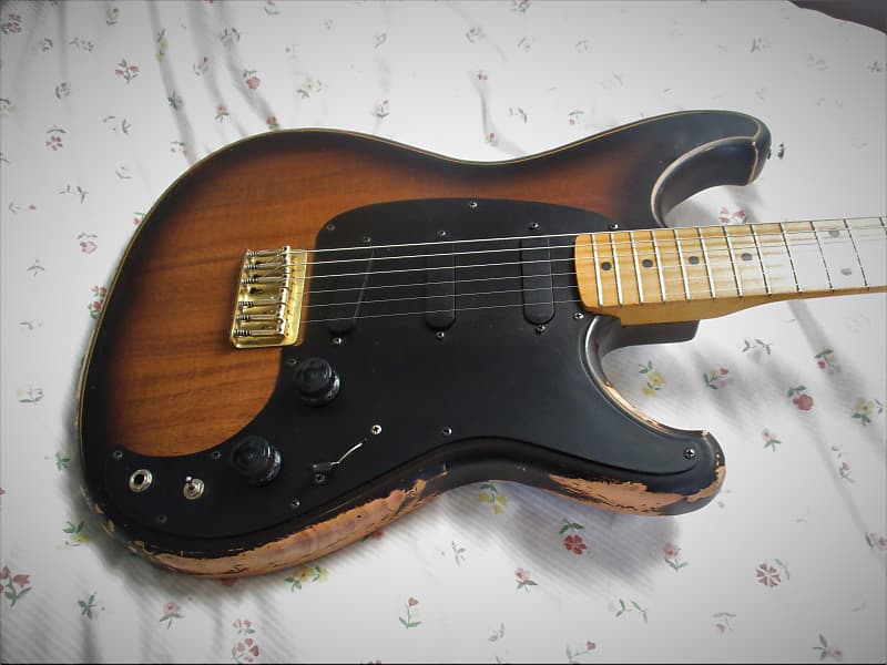 Ibanez Roadstar II 1983 vintage strat guitar JAPAN solid Ash tobacco sun  road worn new set-up
