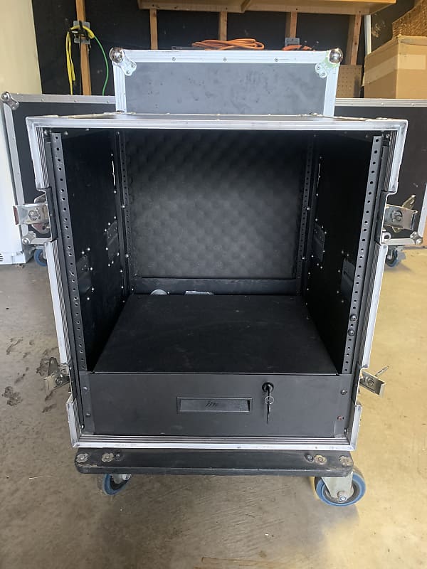 EWI 11U Rack Road Case with Canisters and Drawer | Reverb
