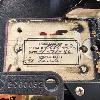 1985 G&L Broadcaster - Leo Fender Signed - Original Shipping Box - Case + COA image 4