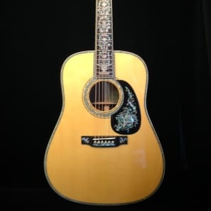 New! Brazilian D-100 Deluxe Martin Acoustic Guitar With Case image 2
