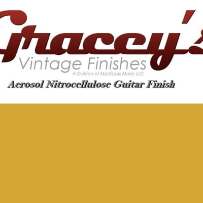 Gracey's BUTTERSCOTCH BLONDE  Guitar Finish Paint Aerosol Spray Can NITRO image 2